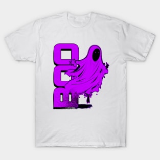 Ghost Of Disapproval - Purple Halftone T-Shirt